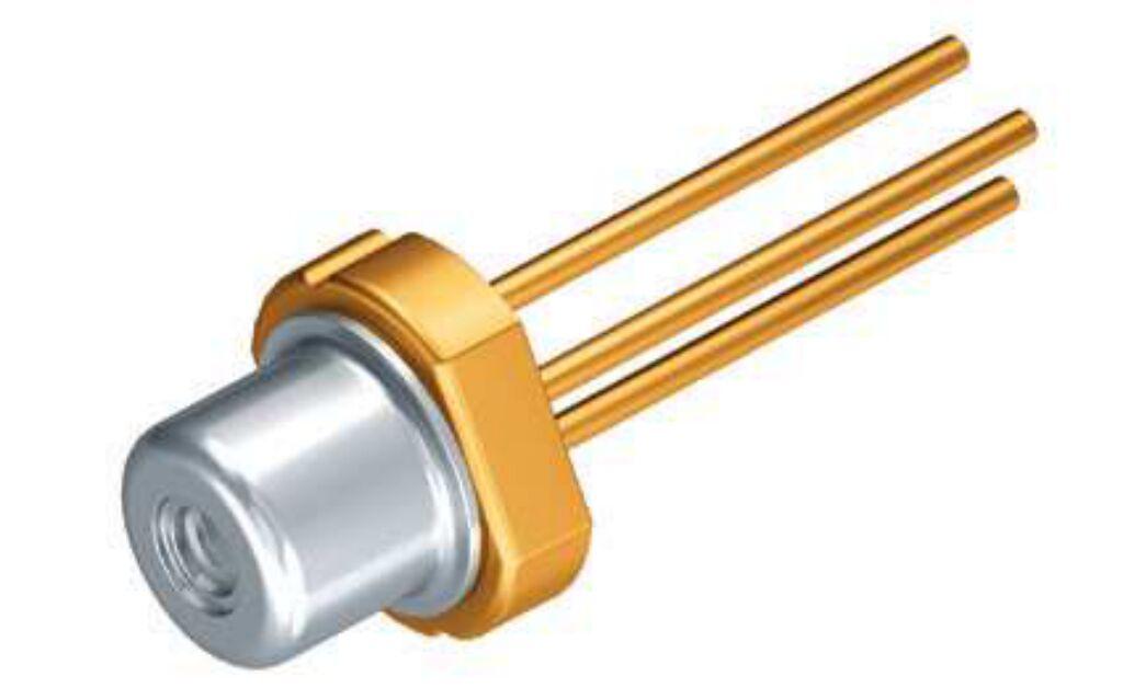 ams OSRAM PLT3 450GB Blue Laser Diode 450nm 100mW, 3-Pin TO-38 package