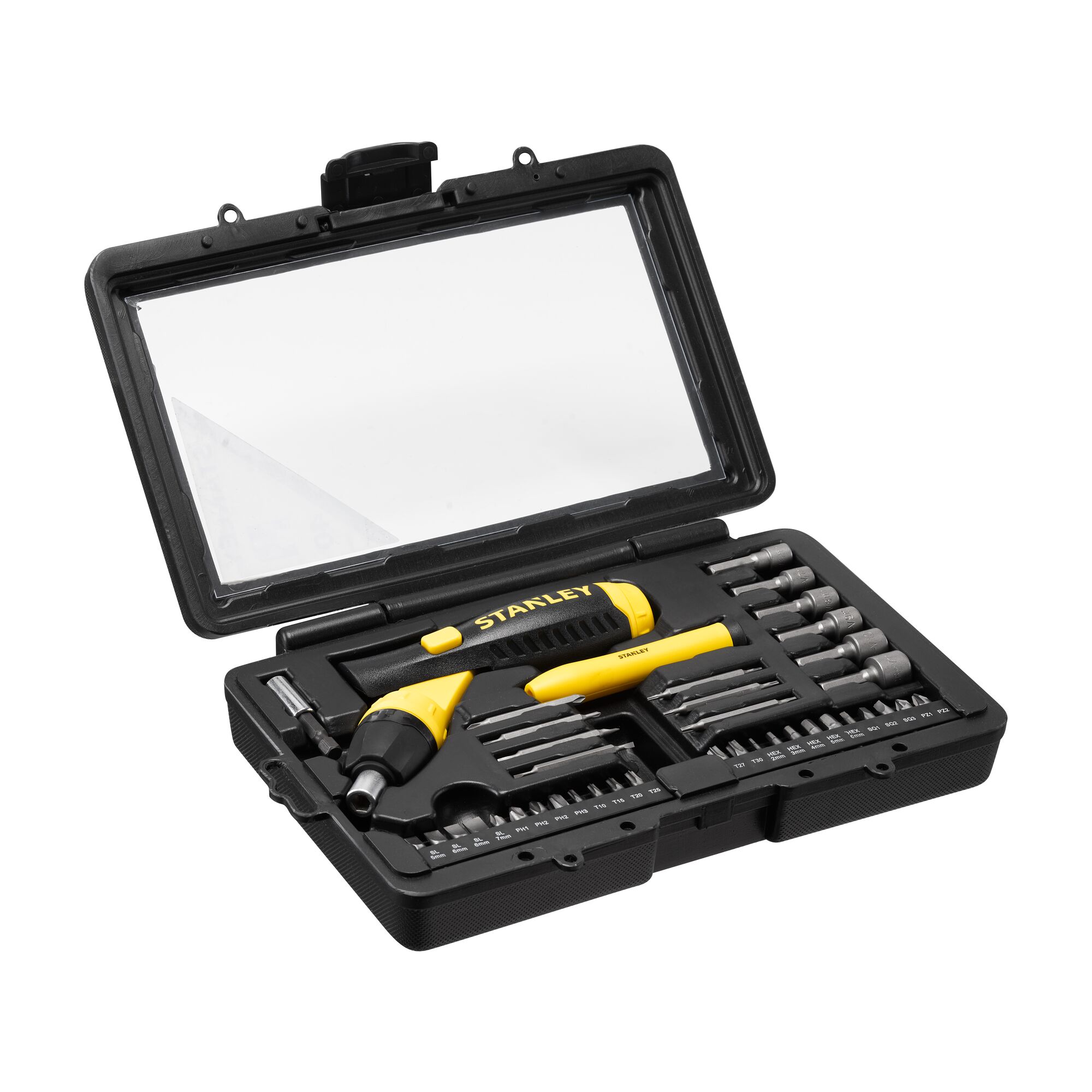 Stanley Magnetic Ratchet Screwdriver, 180 mm length