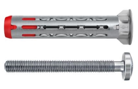 Fischer Fixings Silver Metal, Nylon Cavity Wall Fixings, 10mm fixing hole diameter