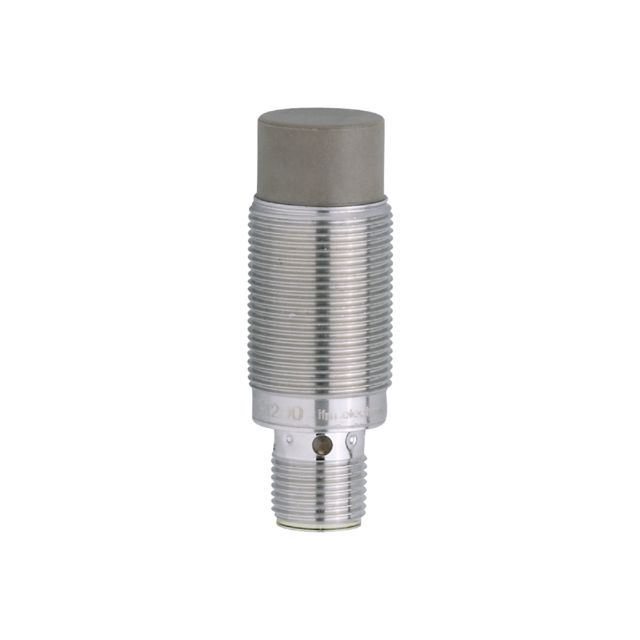 ifm electronic Inductive Threaded Barrel Proximity Sensor, M18, 12 mm Detection, PNP NO, 10 → 36 V dc