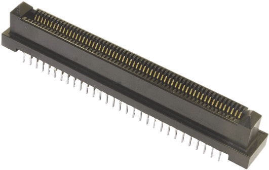 TE Connectivity Male Backplane Connector, Surface Mount, 64-Contacts, 1mm Pitch, Solder Termination