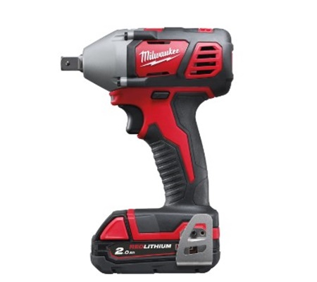 Milwaukee 1/2 in 18V, 2Ah Cordless Impact Wrench Cordless