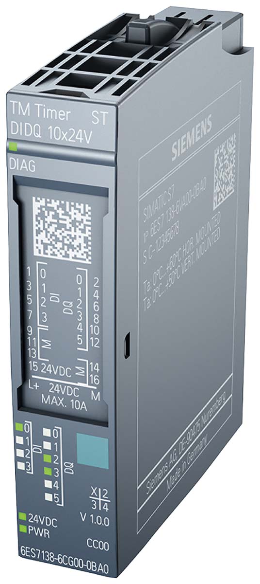 Siemens PLC Expansion Module for Use with ET 200S, Digital, Digital