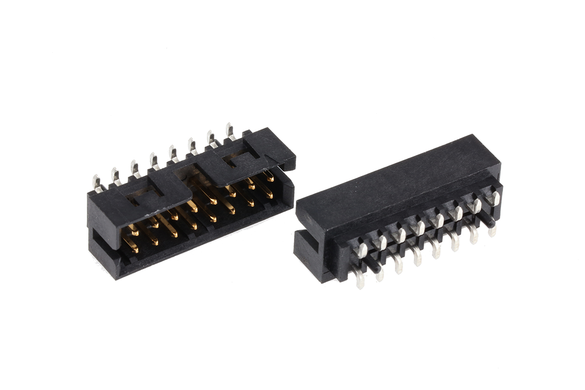 Molex Milli-Grid Series Straight Surface PCB Header, 16 Contact(s), 2 mm Pitch, 2 Row, Shrouded