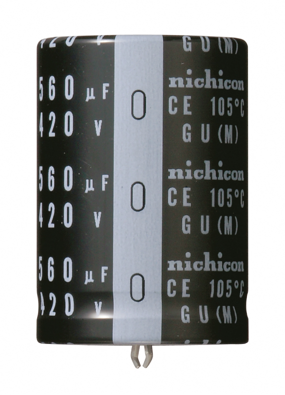Nichicon 1000μF Aluminium Electrolytic Capacitor 100V dc, Snap-In - LGU2A102MELZ