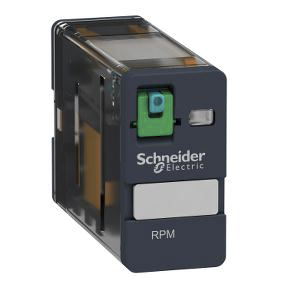 Plug-in relay, 15A, 250 V, rpm + options