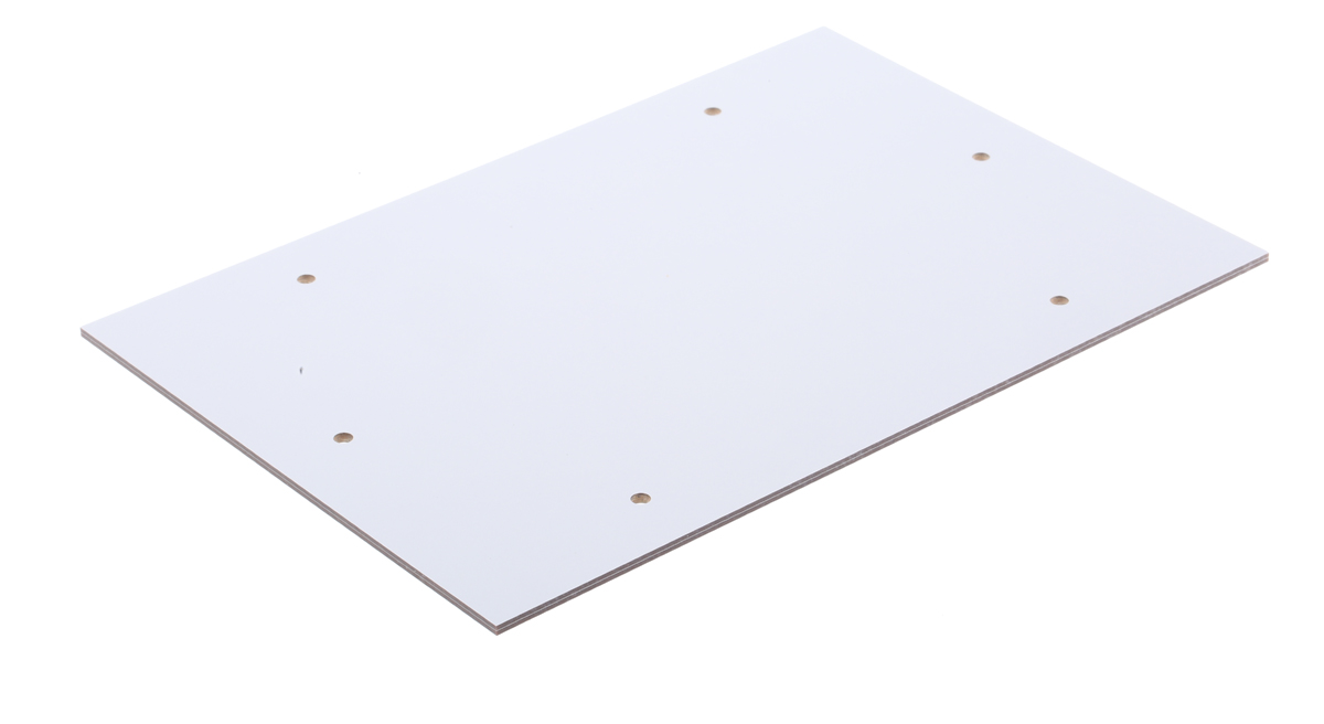 Spelsberg Plastic Mounting Plate, 3mm H, 150mm W, 220mm L for Use with TK Enclosure