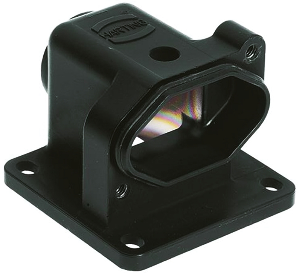 HARTING Han HPR Heavy Duty Power Connector Housing, M20 Thread, Right Angle