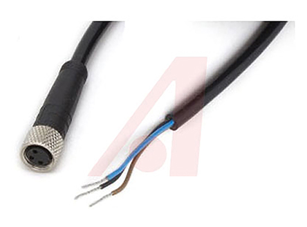 Turck Female 3 way M8 to Free End Sensor Actuator Cable, 2 m