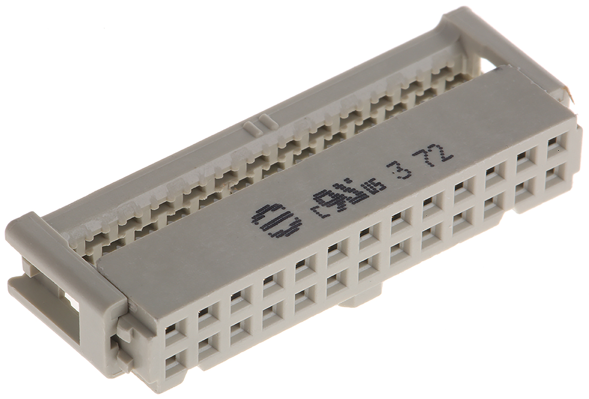 HARTING 26-Way IDC Connector Socket for Cable Mount, 2-Row