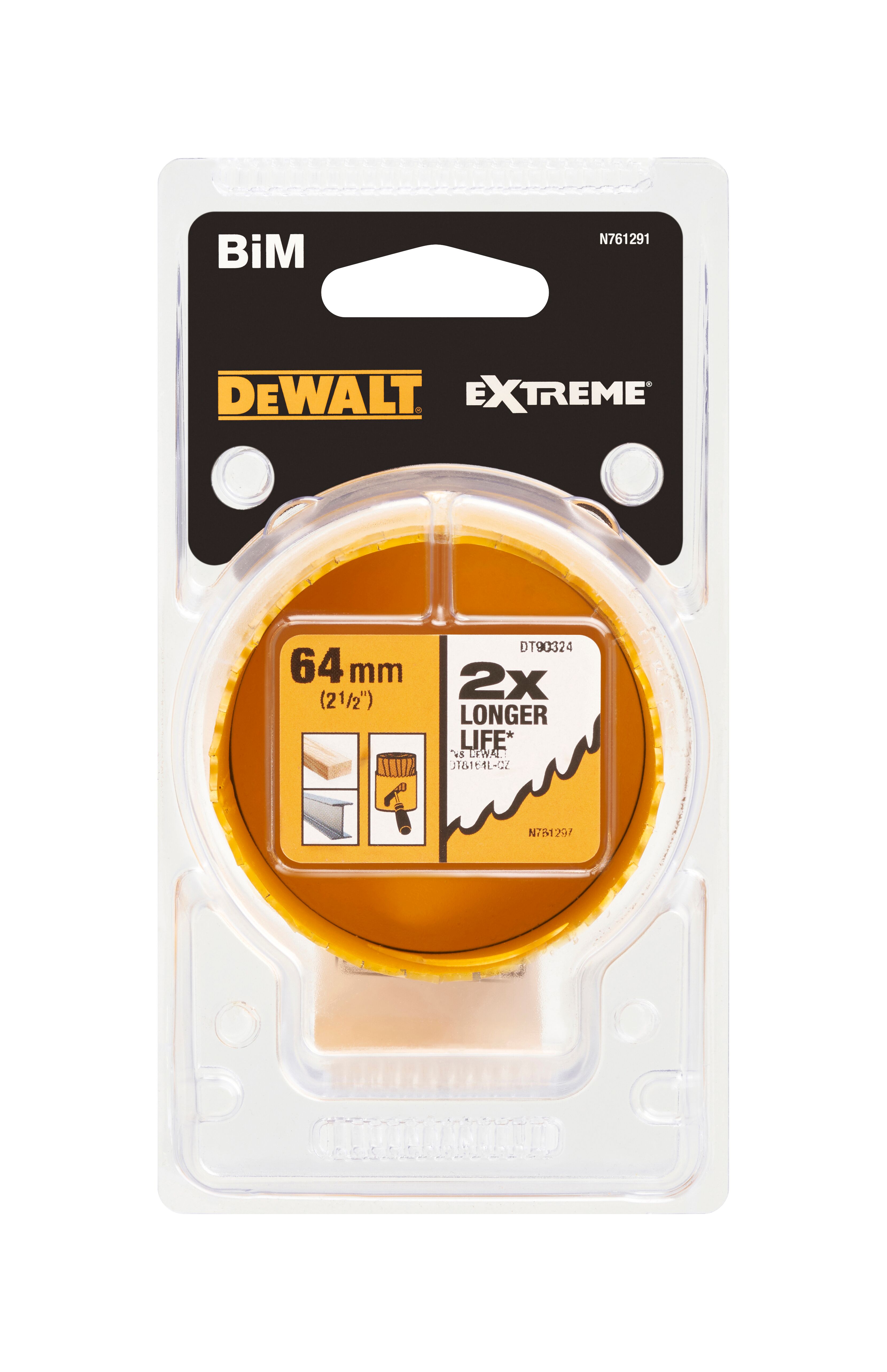 DeWALT Bi-metal 64mm Hole Saw