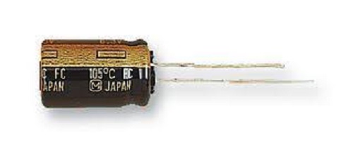 Panasonic 220μF Aluminium Electrolytic Capacitor 6.3V dc, Radial, Through Hole - EEUFC0J221