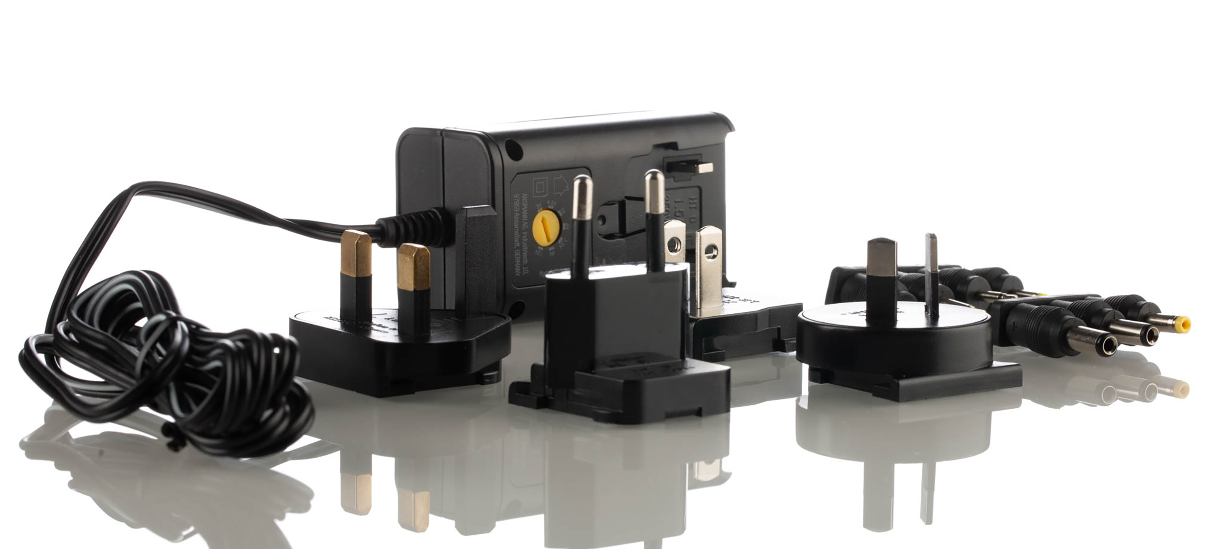 Ansmann 12W Plug-In AC/DC Adapter 3V dc Output, 1A Output