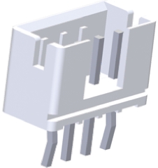 TE Connectivity HPI Series PCB Header, 4 Contact(s), 2 mm Pitch, 1 Row, Shrouded
