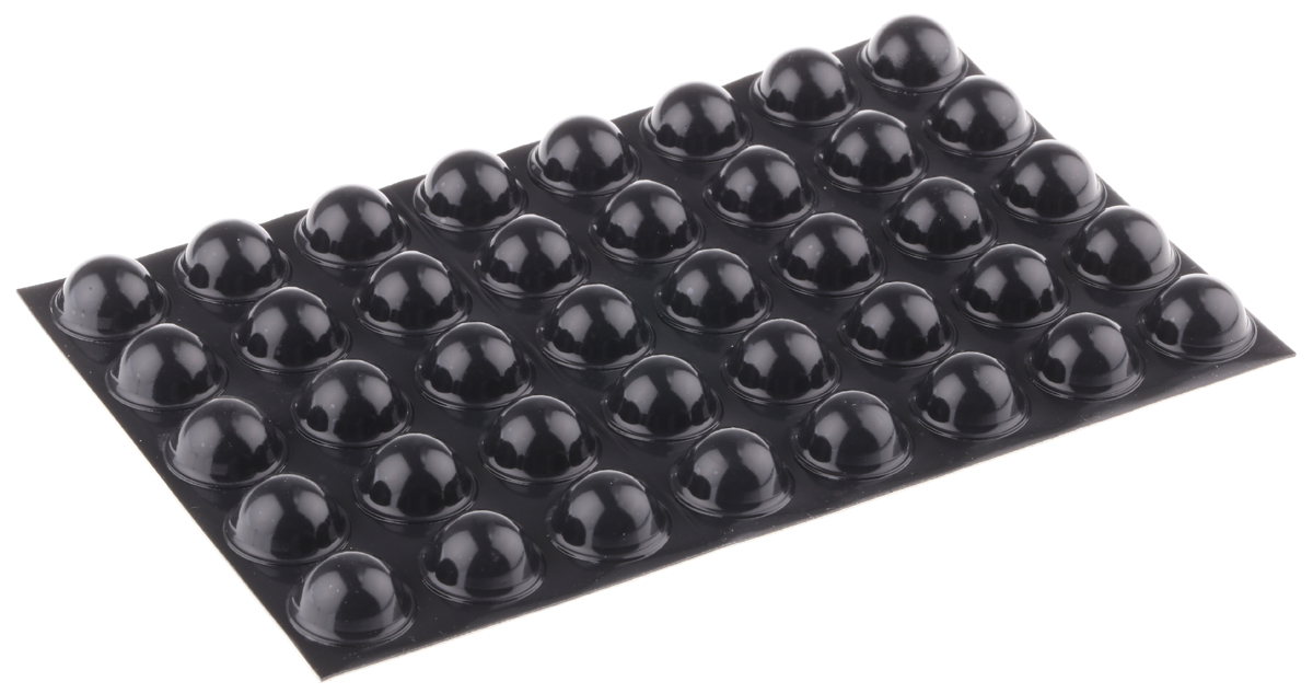 3M Hemispherical PUR Self Adhesive Feet, 16mm diameter x 7.9mm height