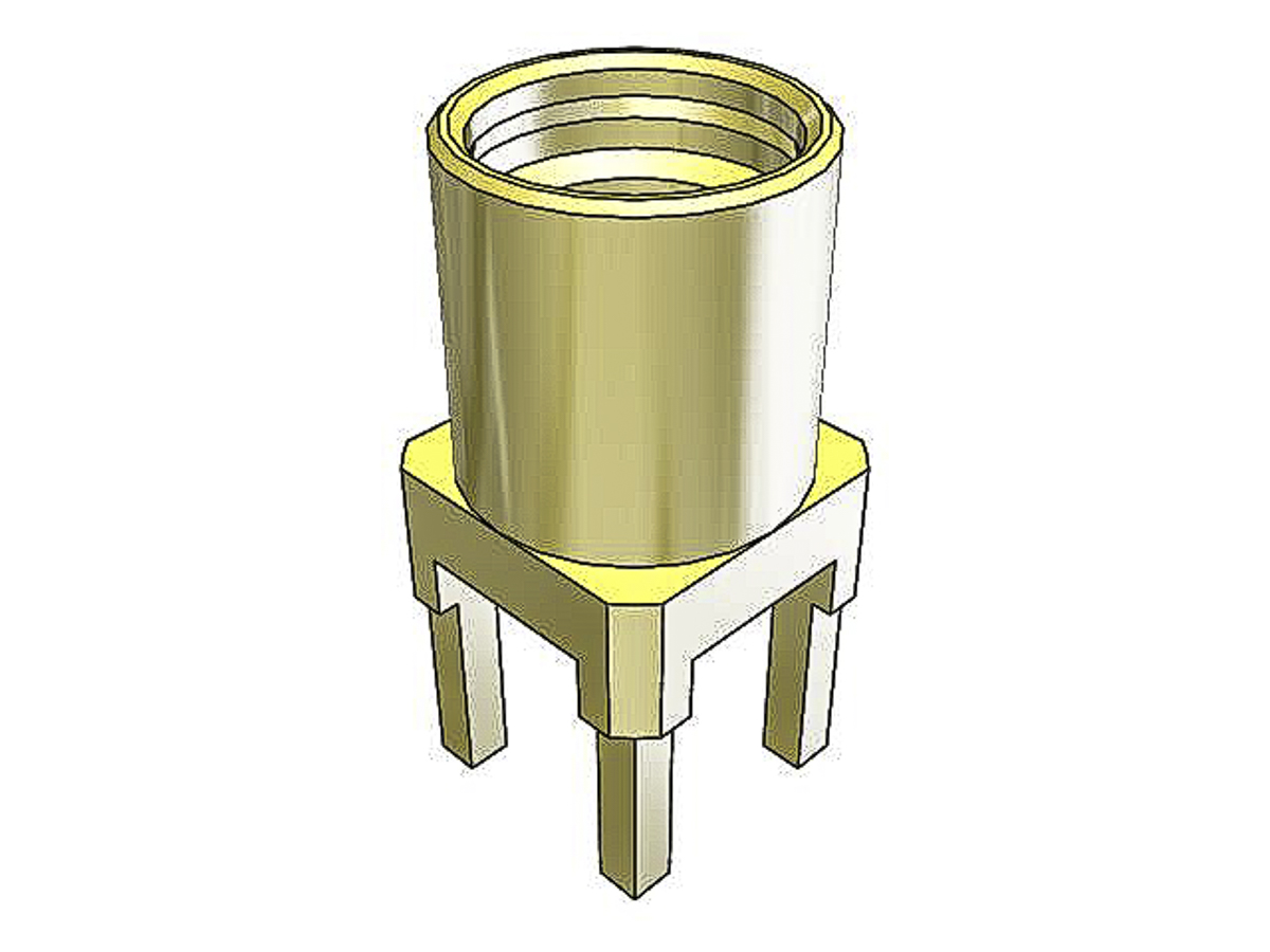 Samtec MMCX Series, Jack Surface Mount MMCX Connector, 50Ω, Solder Termination, Right Angle Body