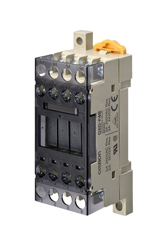 Omron G6D-F4B Series Solid State Interface Relay, 3 A Load, DIN Rail, Surface Mount Mount