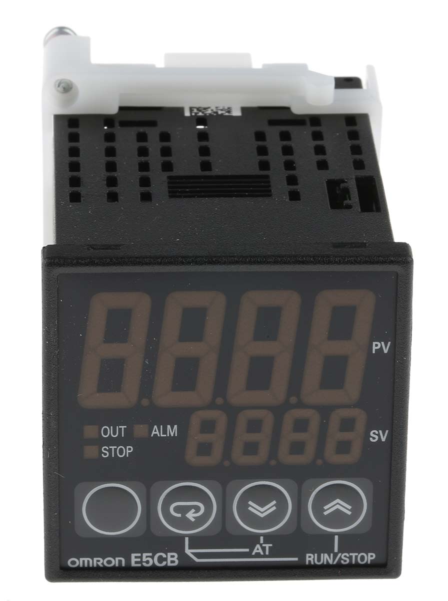 Omron E5CB Panel Mount PID Temperature Controller, 48 x 48mm, 1 Output SSR, Solid State Relay, Logic, 100 → 240 V ac