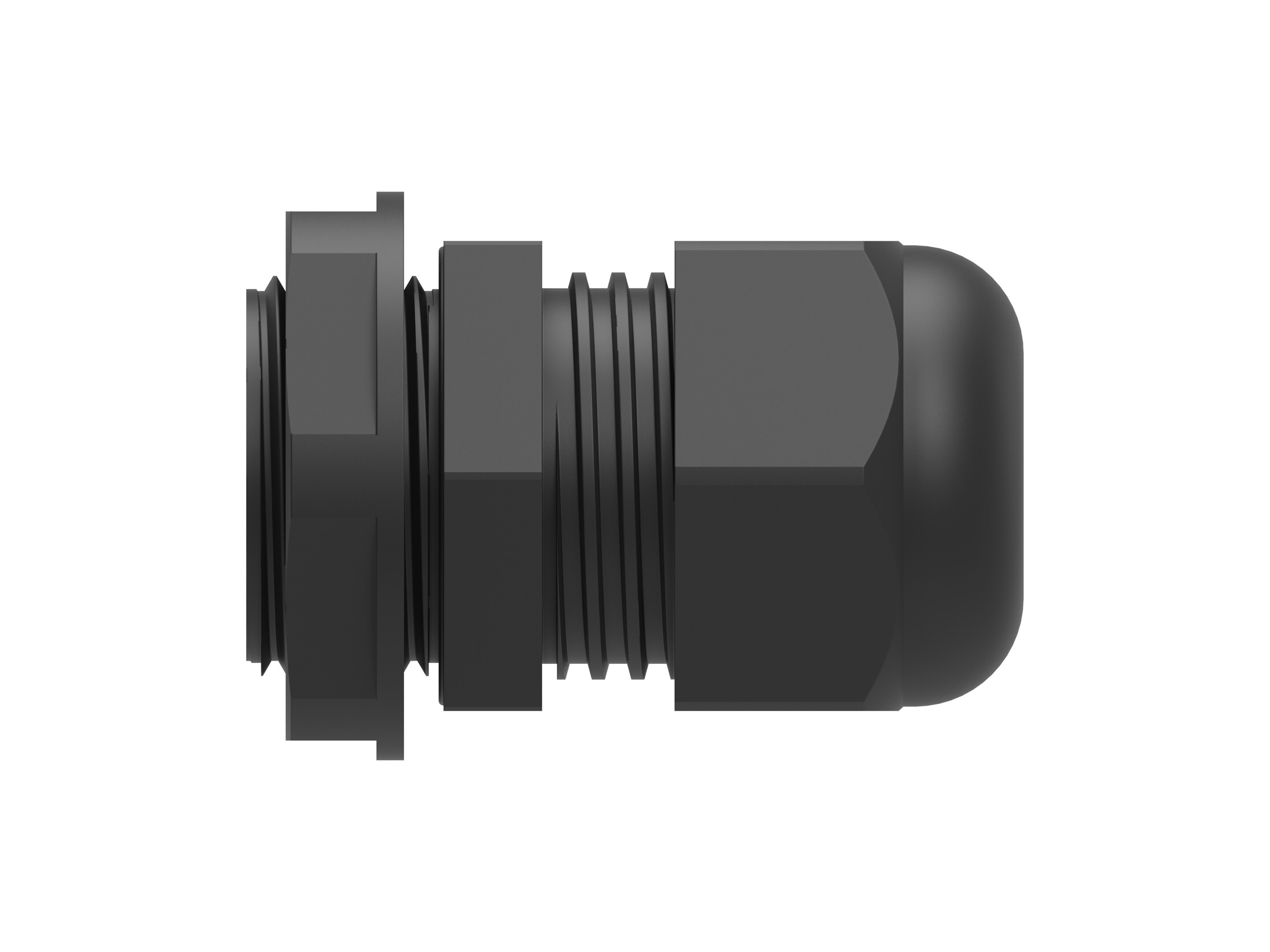 Entrelec 1SNG Series Black PA 6 Cable Gland, PG13.5 Thread, 6mm min., 12mm max., IP66, IP68