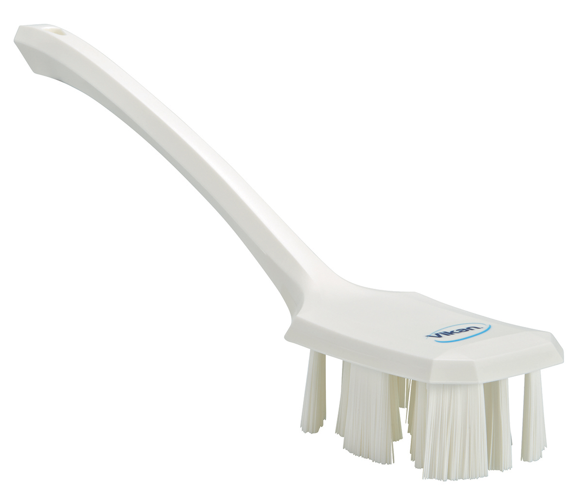 Vikan Hard Bristle White Scrubbing Brush, 37mm bristle length, PET bristle material