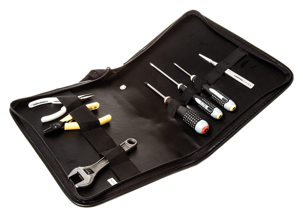 Lindstrom 8 Piece Universal with Container Tool Kit with Zipper wallet
