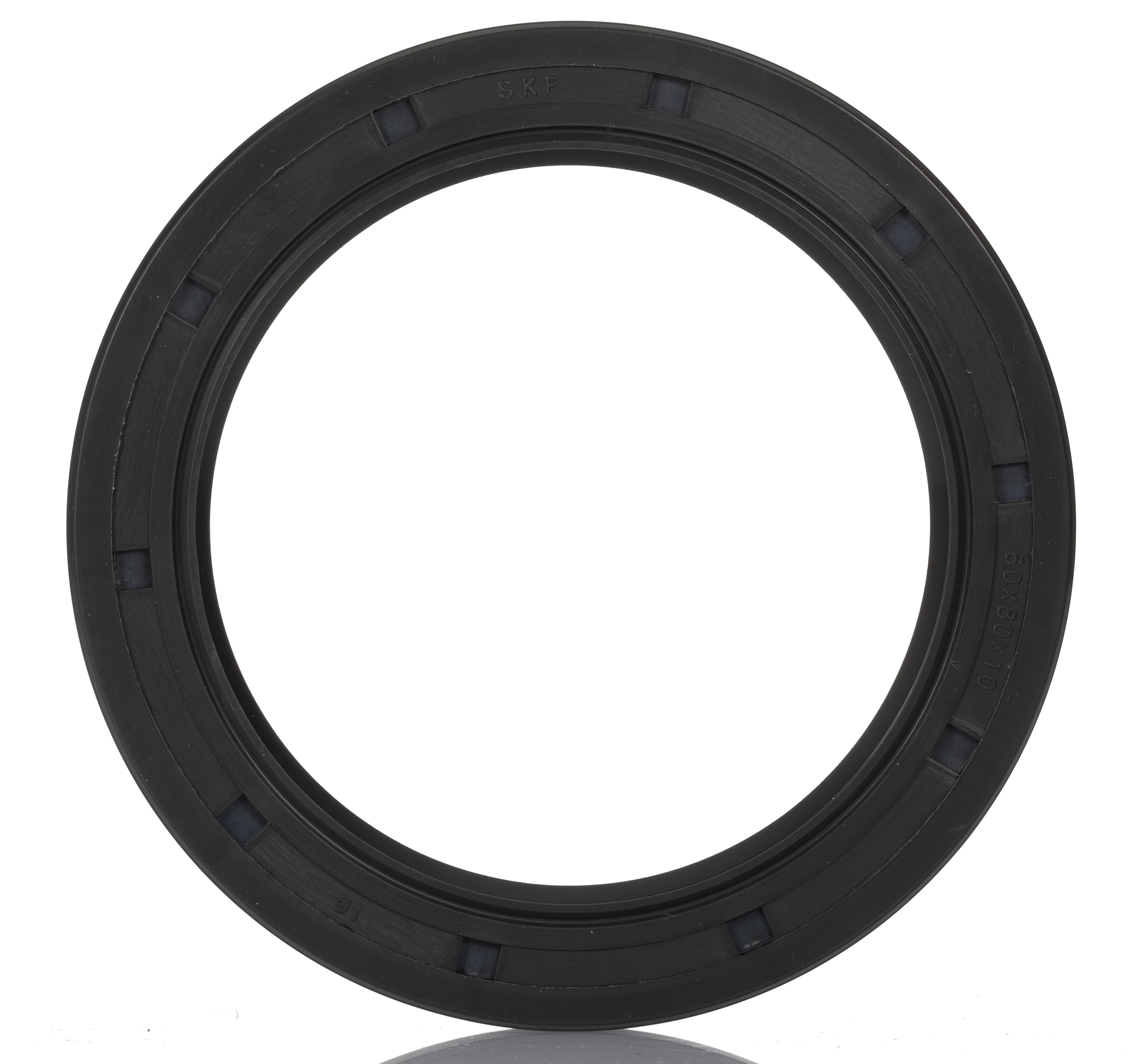 SKF Nitrile Rubber Seal, 60mm ID, 80mm OD, 10mm
