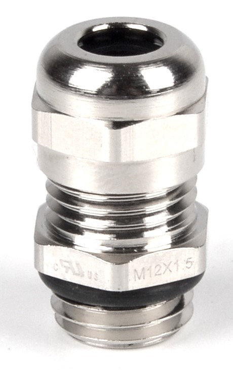 RS PRO Metallic Nickel Plated Brass Cable Gland, PG7 Thread, 3mm min., 6.5mm max., IP68
