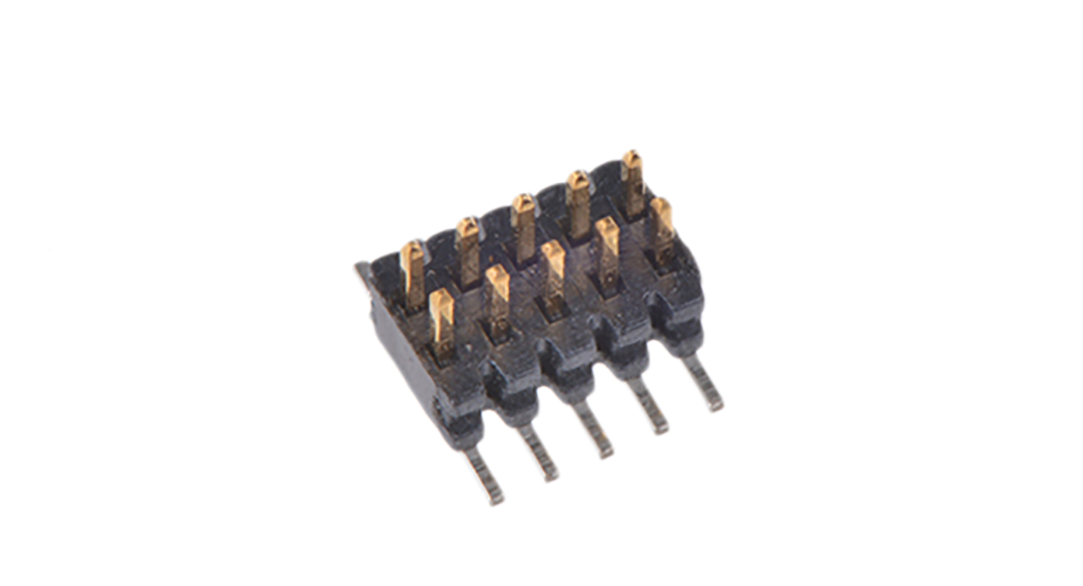 Samtec FTMH Series Straight Surface Pin Header, 10 Contact(s), 1 mm Pitch, 2 Row, Unshrouded