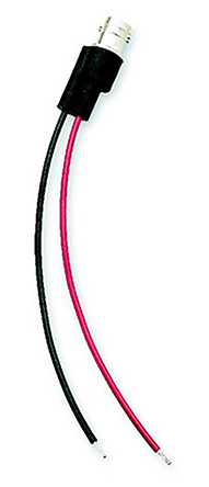 Mueller Electric BNC Test Lead, 5A, 300V ac, Black/Red, 100mm Lead Length