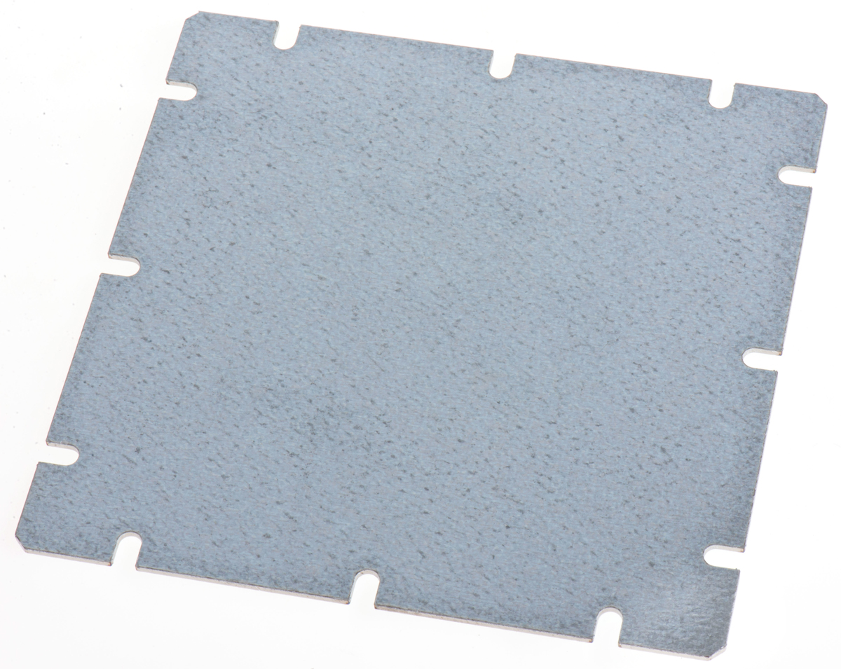 Fibox Steel Mounting Plate, 1.5mm H, 148mm W, 148mm L for Use with MNX Series