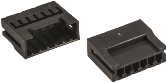 Hirose, DF3 Male Connector Housing, 2mm Pitch, 6 Way, 1 Row