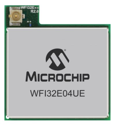 Microchip WFI32E04UE-I 3 → 3.6V WiFi Module, 802.11b/g/n I2C, SPI, UART, USB