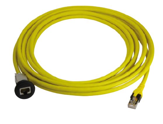 HARTING Har-Port Series Single-Port RJ45 Plug/RJ45 Socket Port RJ45, Cat6, Shielded