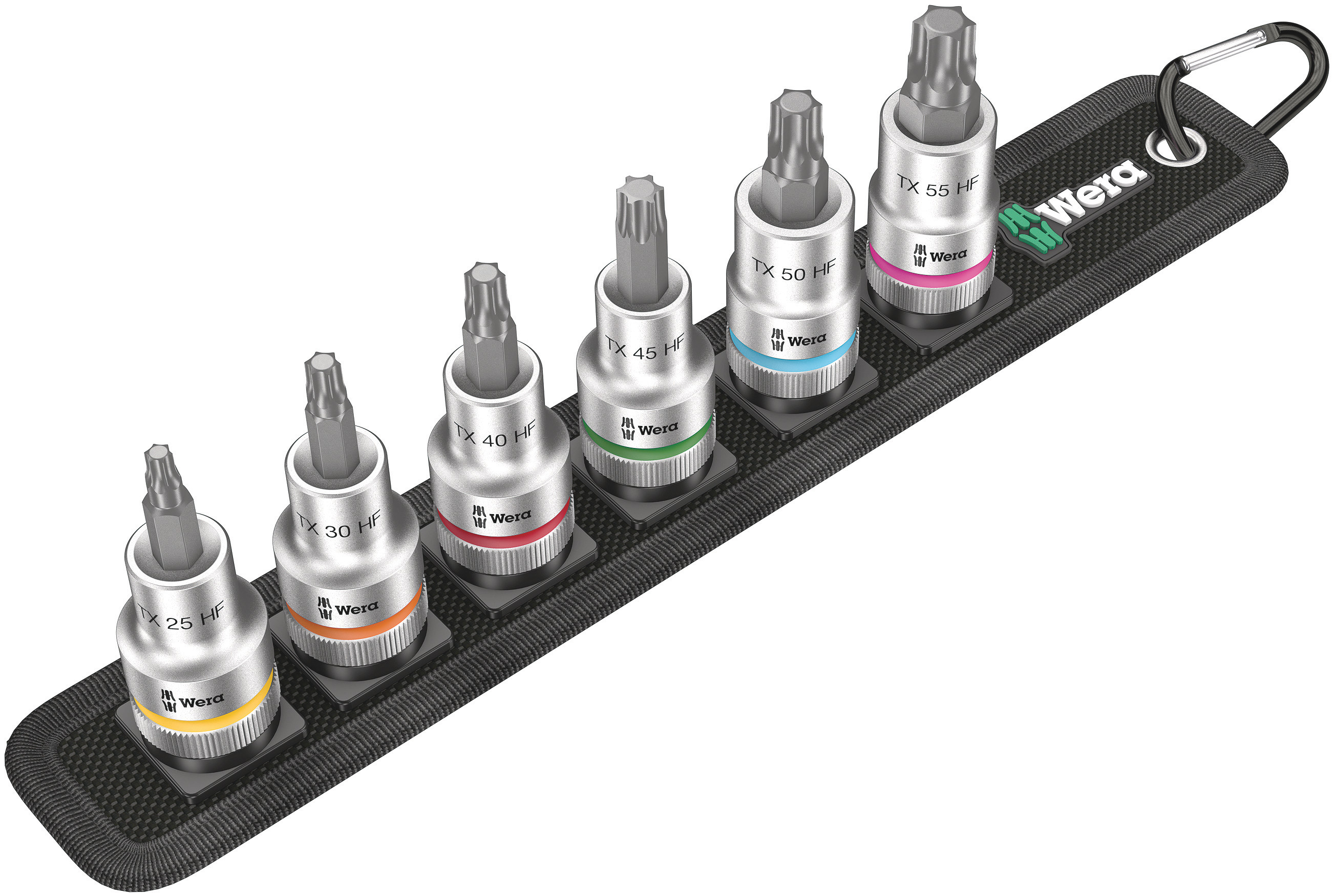 Wera 6-Piece 1/2 in Bit Socket Set , Torx Bit