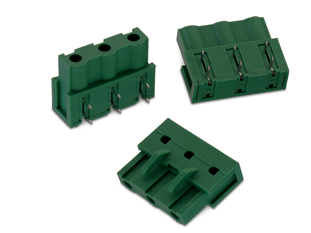 Wurth Elektronik 3094 Series Pluggable Terminal Block, 3-Contact, 7.62 mm Pitch, 1-Row