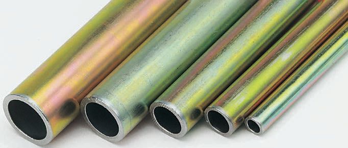 Zinc Plated Steel Hydraulic Tubing, 2m