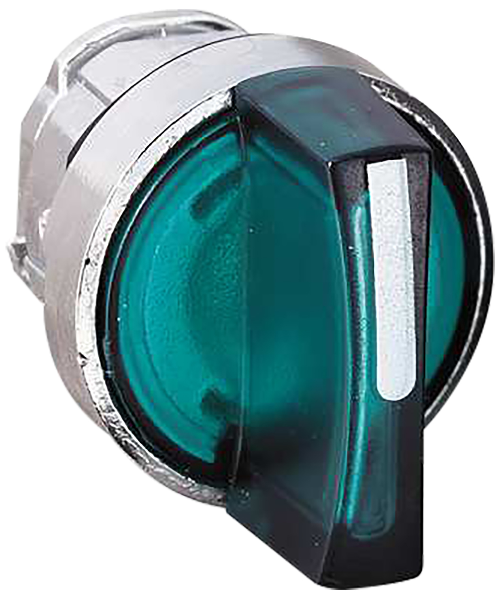 Schneider Electric Harmony XB4 Series 3 Position Selector Switch Head, 22mm Cutout