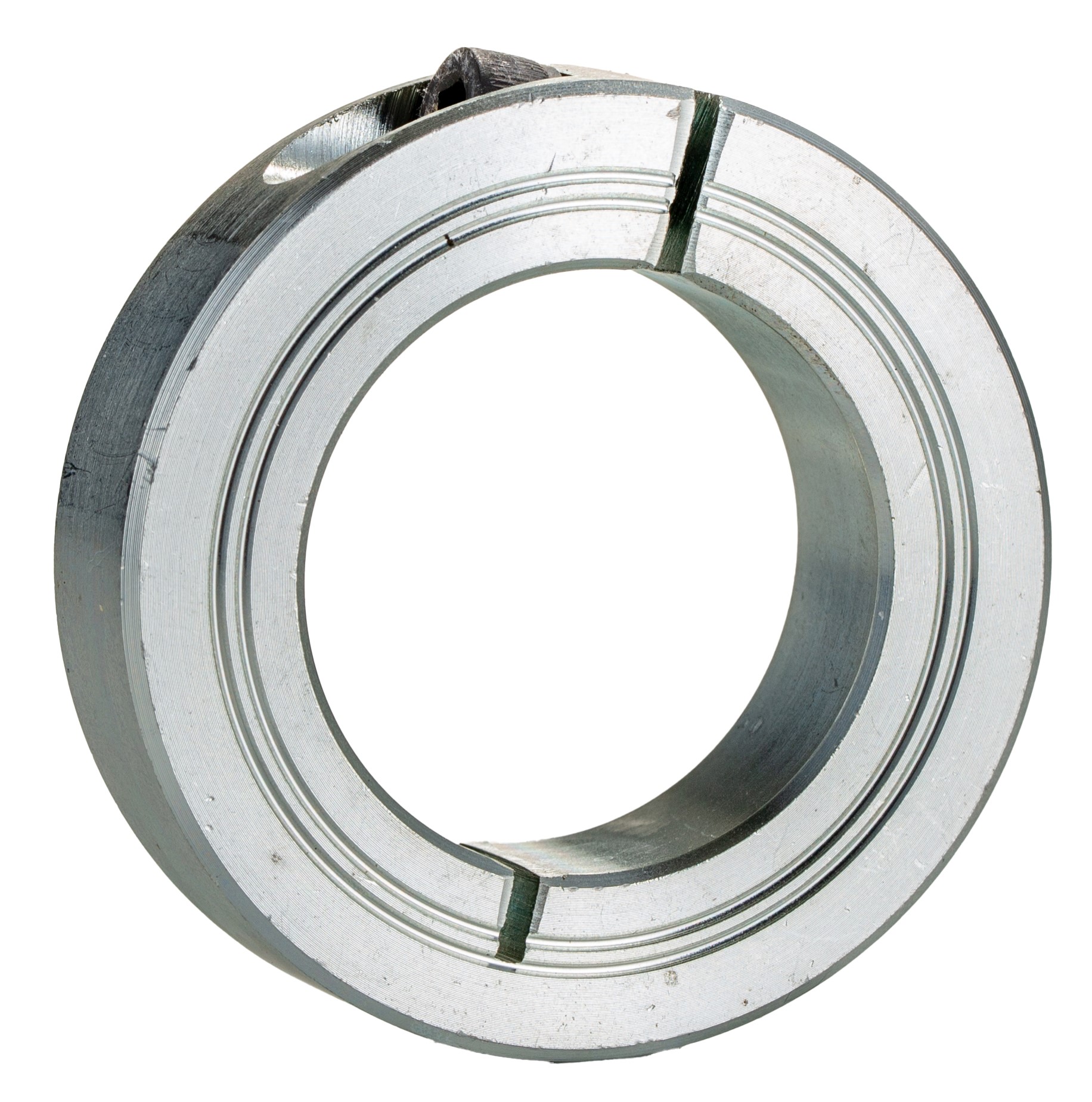 RS PRO Shaft Collar, One Piece, Clamp Screw, Bore 25mm, OD 45mm, W 15mm, Steel