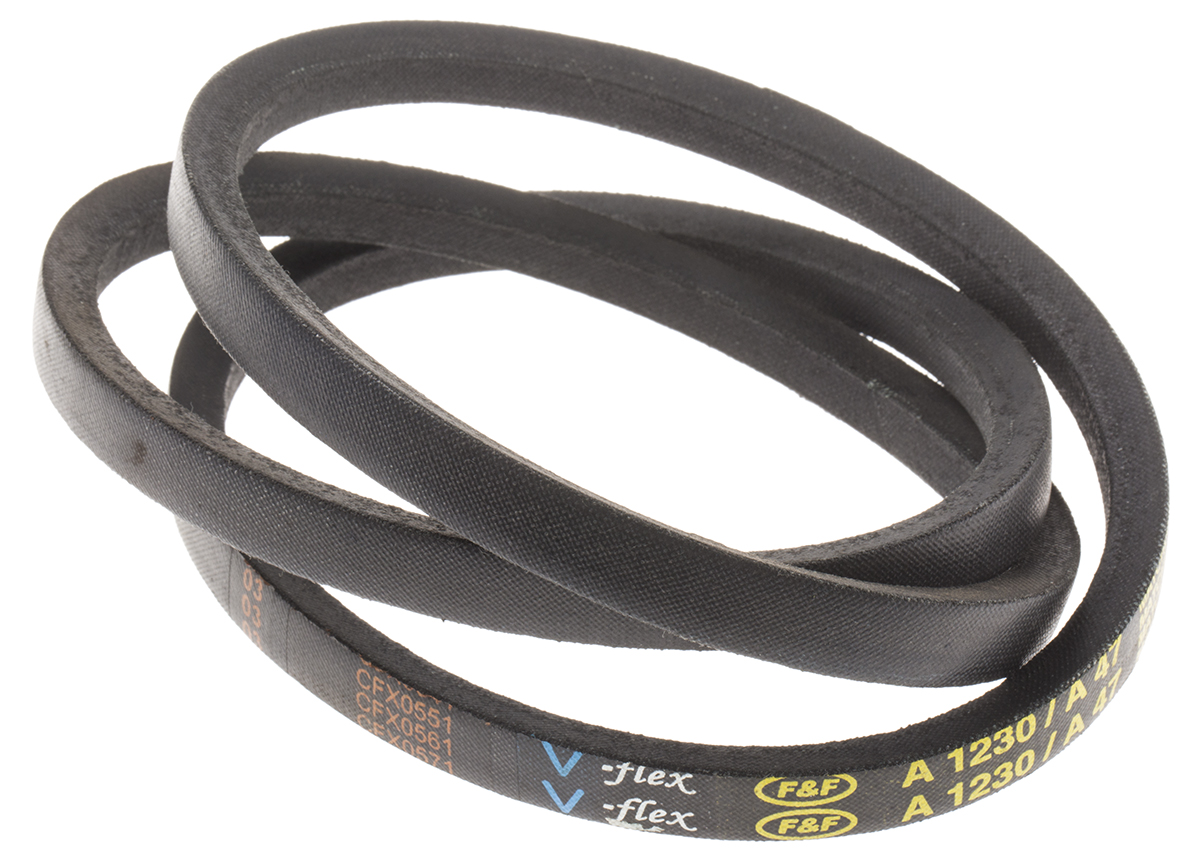 RS PRO Drive Belt, belt section A, 1200mm Length