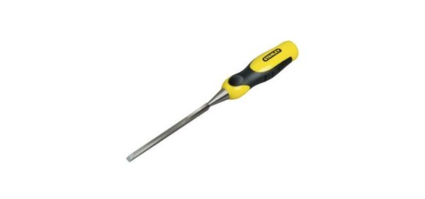 Stanley 6 Piece Alloy Steel Bevel Edge Chisel, 8 mm Blade Width
