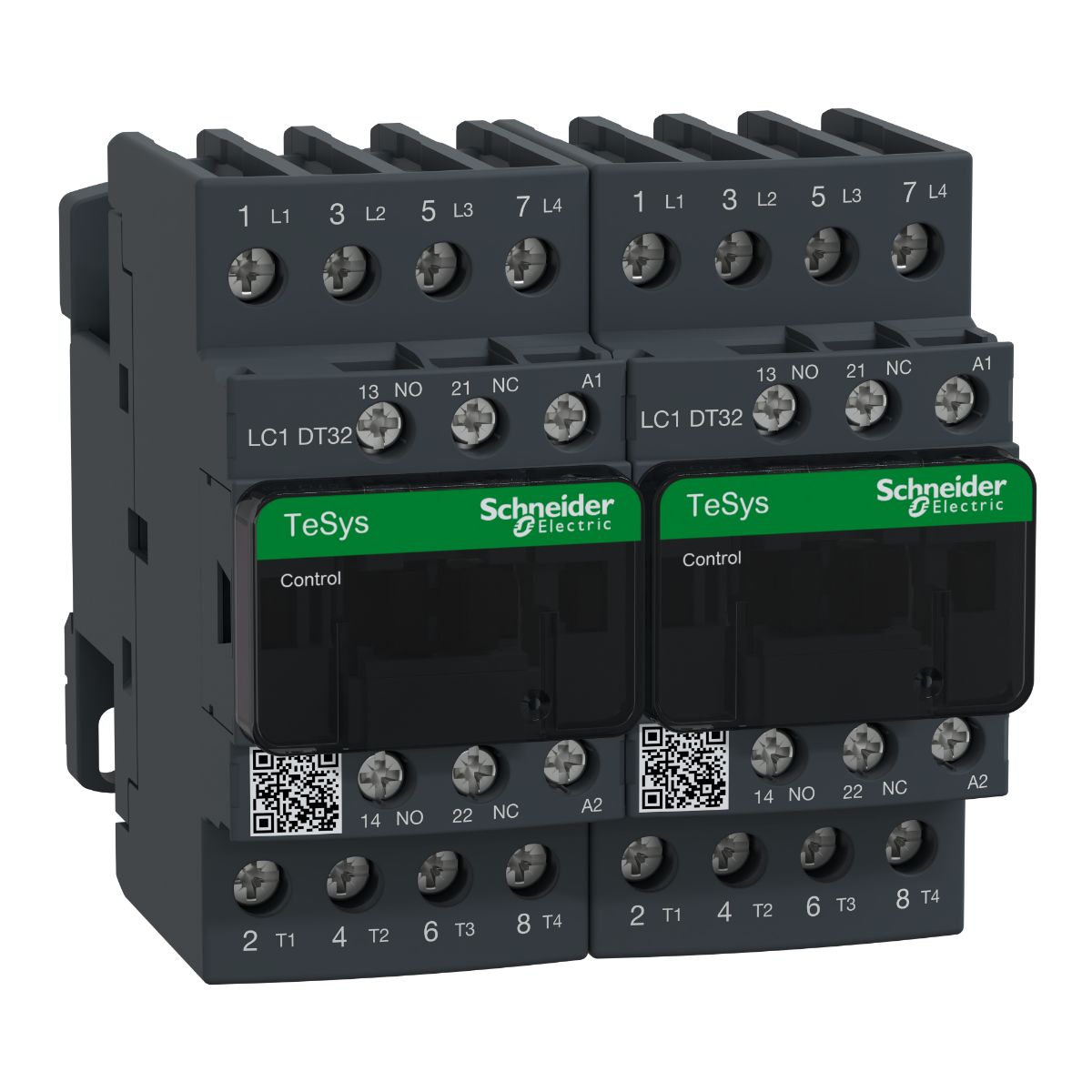 Schneider Electric TeSys D LC2D Reversing Contactor, 4-Pole, 32 A, 1 NO + 1 NC