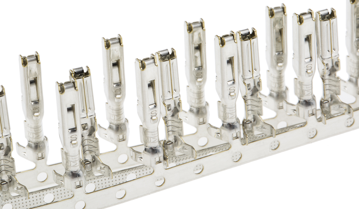 TE Connectivity MULTILOCK 070 Series Female Crimp Terminal, 24AWG Min, 22AWG Max