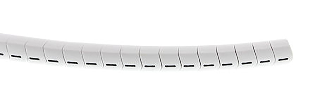 HellermannTyton Helagrip Slide On Cable Markers, Black on White, 2 → 5mm Cable, 515-03962 HGDC2-5 -PVC-WH