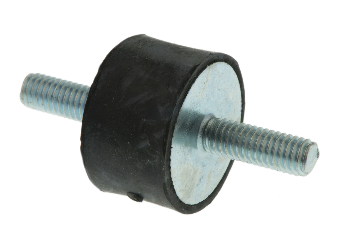 FIBET M6 Anti Vibration Mount, Male to Male Bobbin with 45kg Compression Load