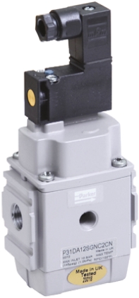 Parker 3/2 Dump Valve - Solenoid/Spring G 1/4 P31 Series 24V dc