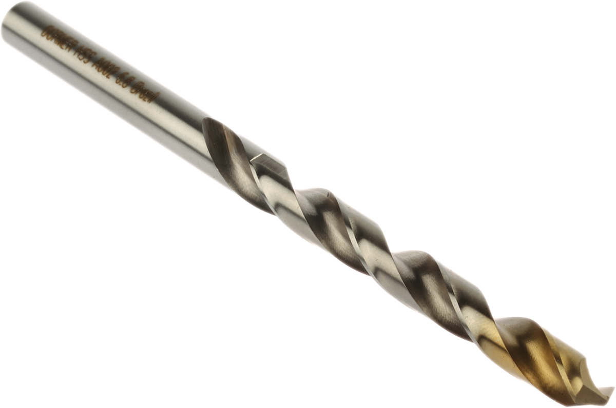 Dormer A002 Series HSS-TiN Twist Drill Bit, 6.8mm Diameter, 109 mm Overall