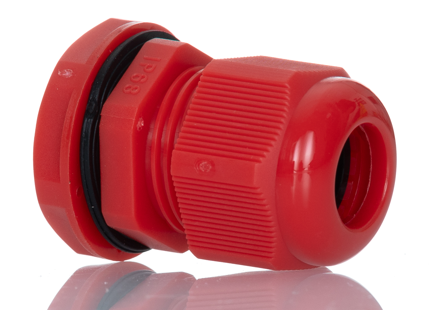 HellermannTyton NGM Series Red Nylon Cable Gland, M20 Thread, 6mm min., 12mm max., IP68