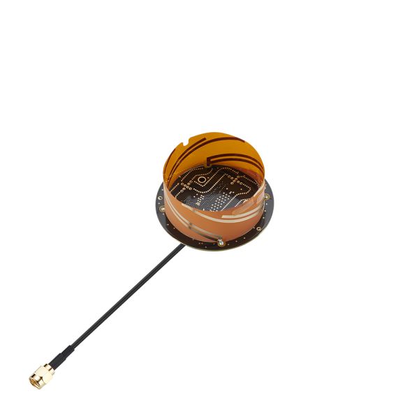 Taoglas EAHP.125.01.0100D Round GPS Antenna with SMA Connector, GPS