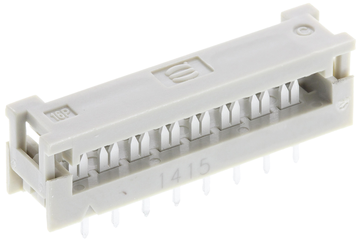 HARTING 16-Way IDC Connector Plug for  Through Hole Mount, 2-Row