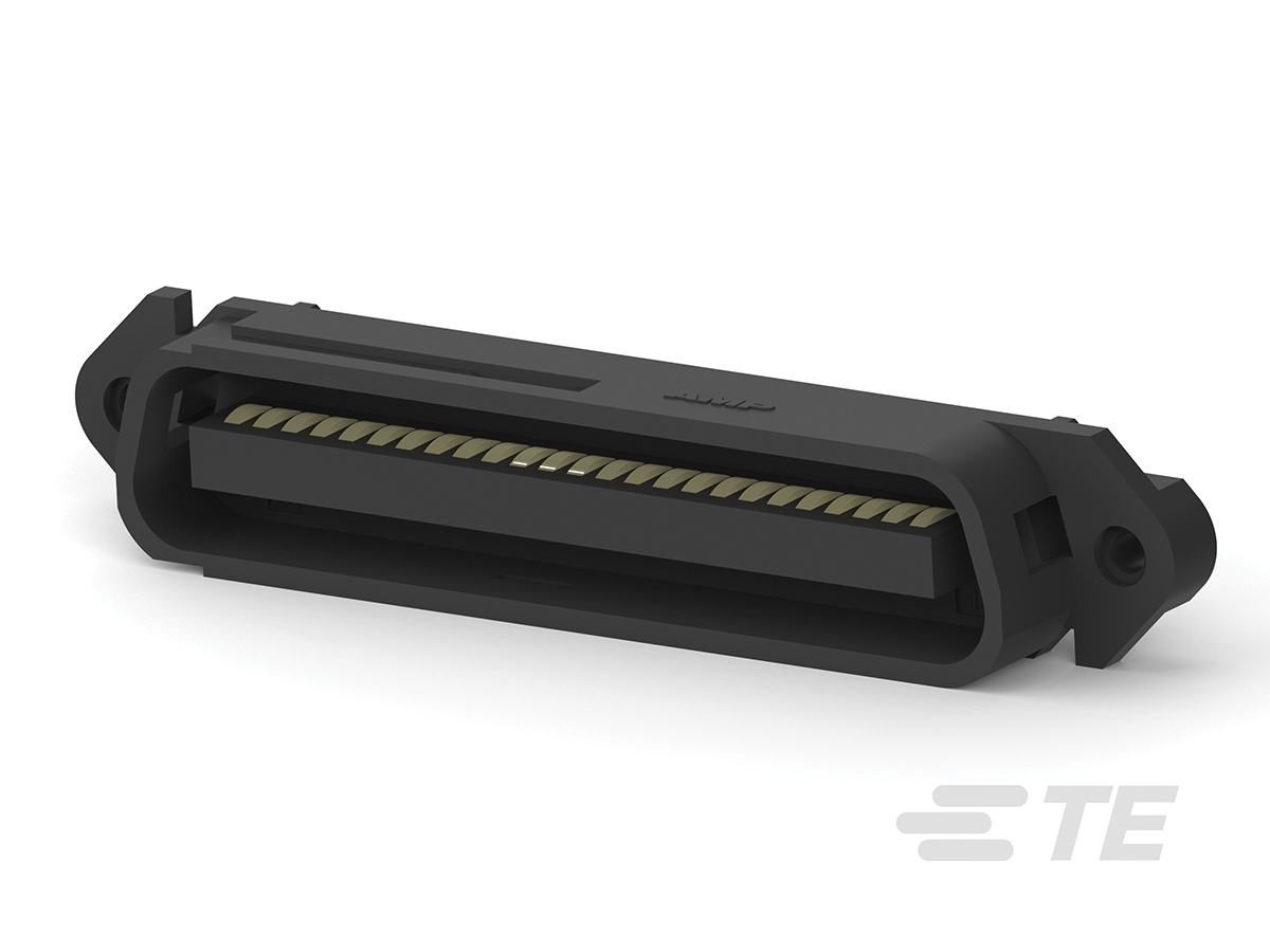 TE Connectivity CHAMP 50 Way Through Hole D-sub Connector, 2.16mm Pitch